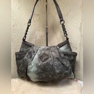 Simply Vera - Green/Gray Lizard Handbag